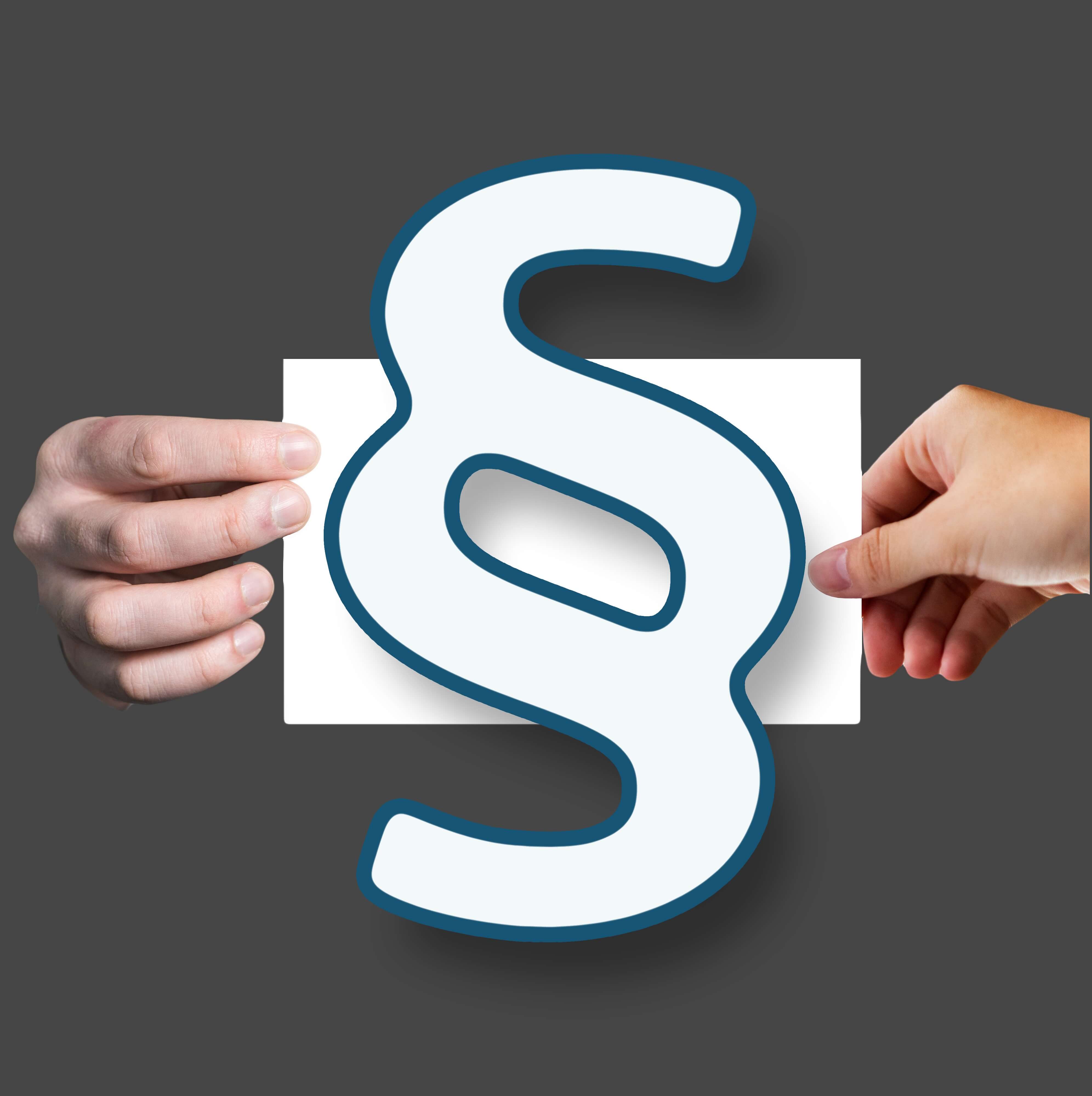 Ein Paragraf-Zeichen