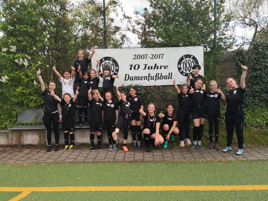 Mädchen-Fußballteam