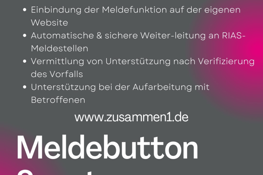 Plakat Meldebutton Sport