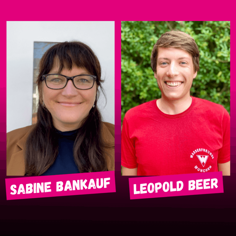 Portraits von Sabine Bankauf und Leopold Beer