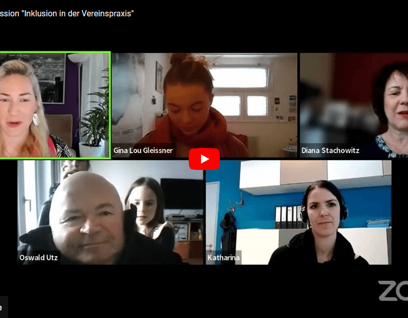 Youtube Thumbnail mit einer Zoom Konferenz