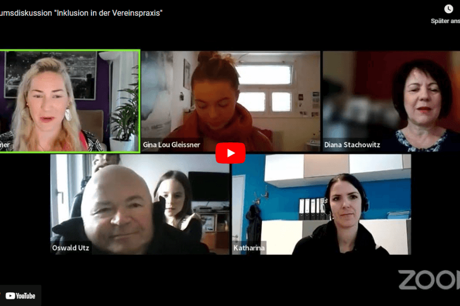 Youtube Thumbnail mit einer Zoom Konferenz