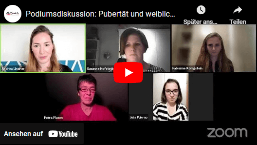 Youtube Thumbnail einer Zoom Konferenz mit 5 Teilnehmerinnen