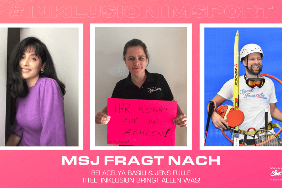 Kampangie MSJ fragt nach. Portrait von zwei Frauen und einem Mann